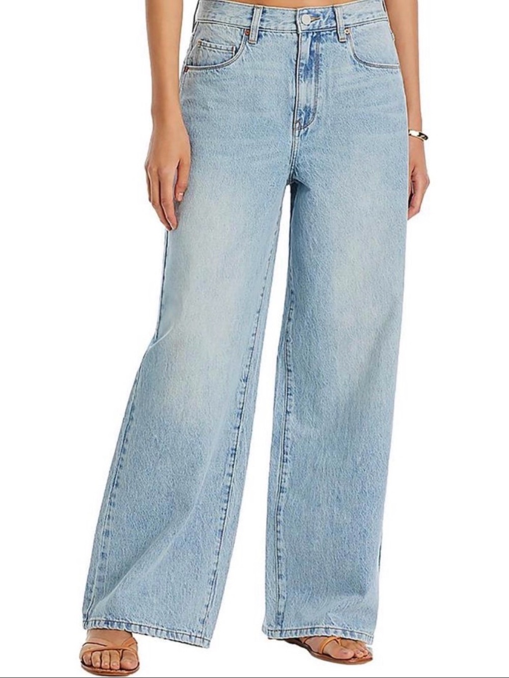Blank NYC Light Wash Wide-Leg High-Rise Jeans